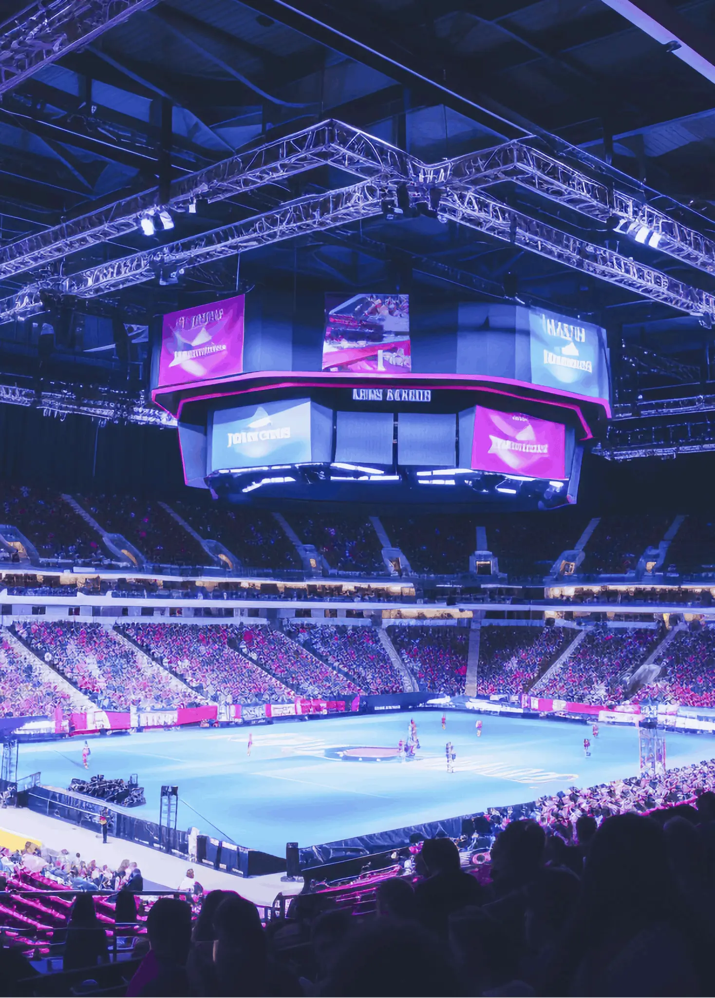 Sports arena and event presentation